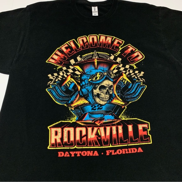 Welcome to Rockville 2022 Concert T-Shirt Daytona Korn Megadeth NIN Band Tee XL - Picture 8 of 9